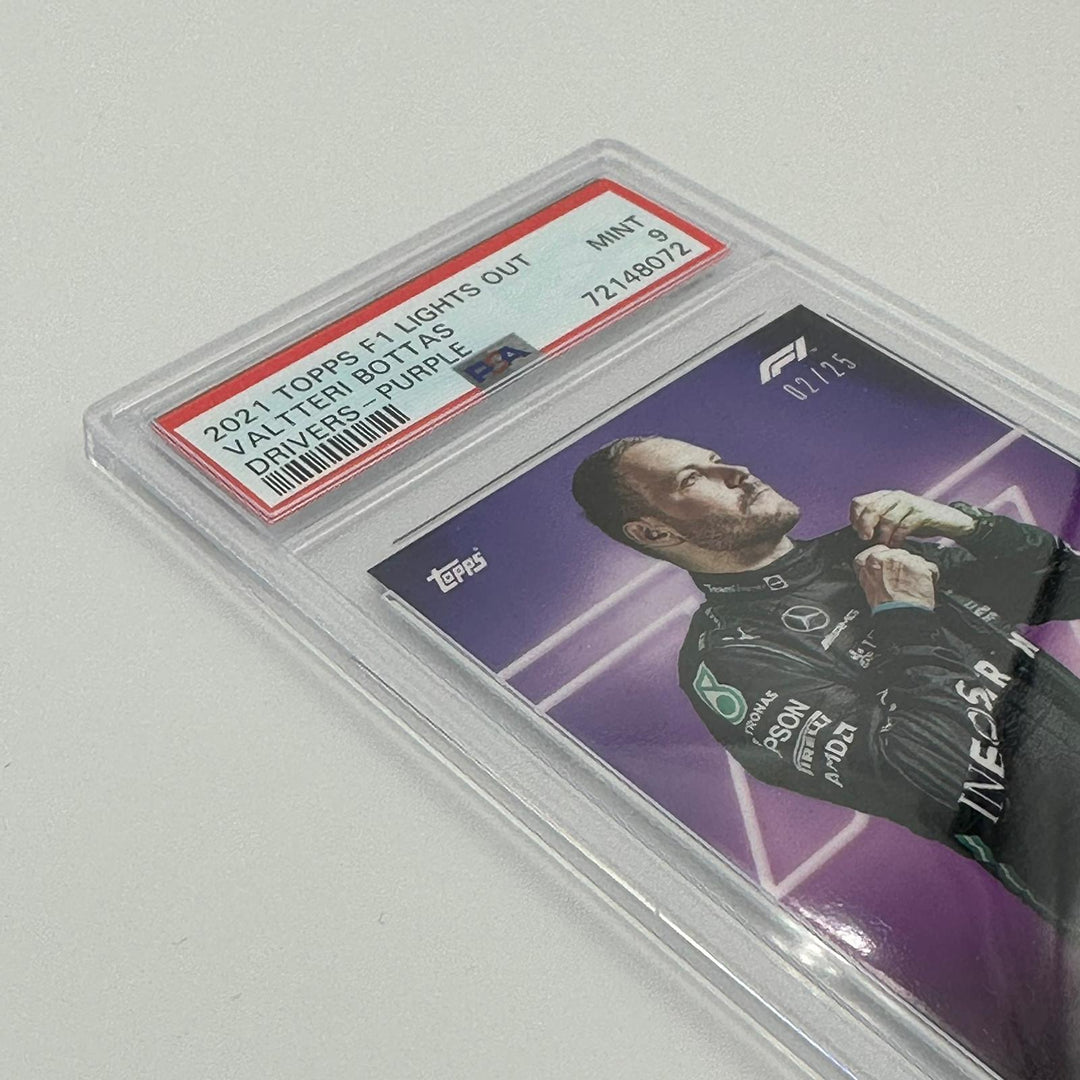 PSA 9 - 02/25 Valtteri Bottas - Drivers - Purple Parallel