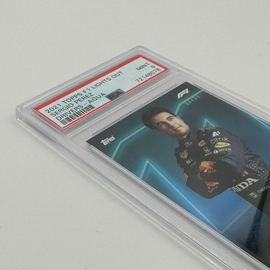 PSA 9 - 12/50 Sergio Perez - Drivers -  Aqua Parallel
