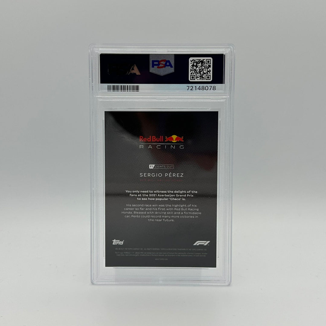 PSA 9 - 12/50 Sergio Perez - Drivers -  Aqua Parallel