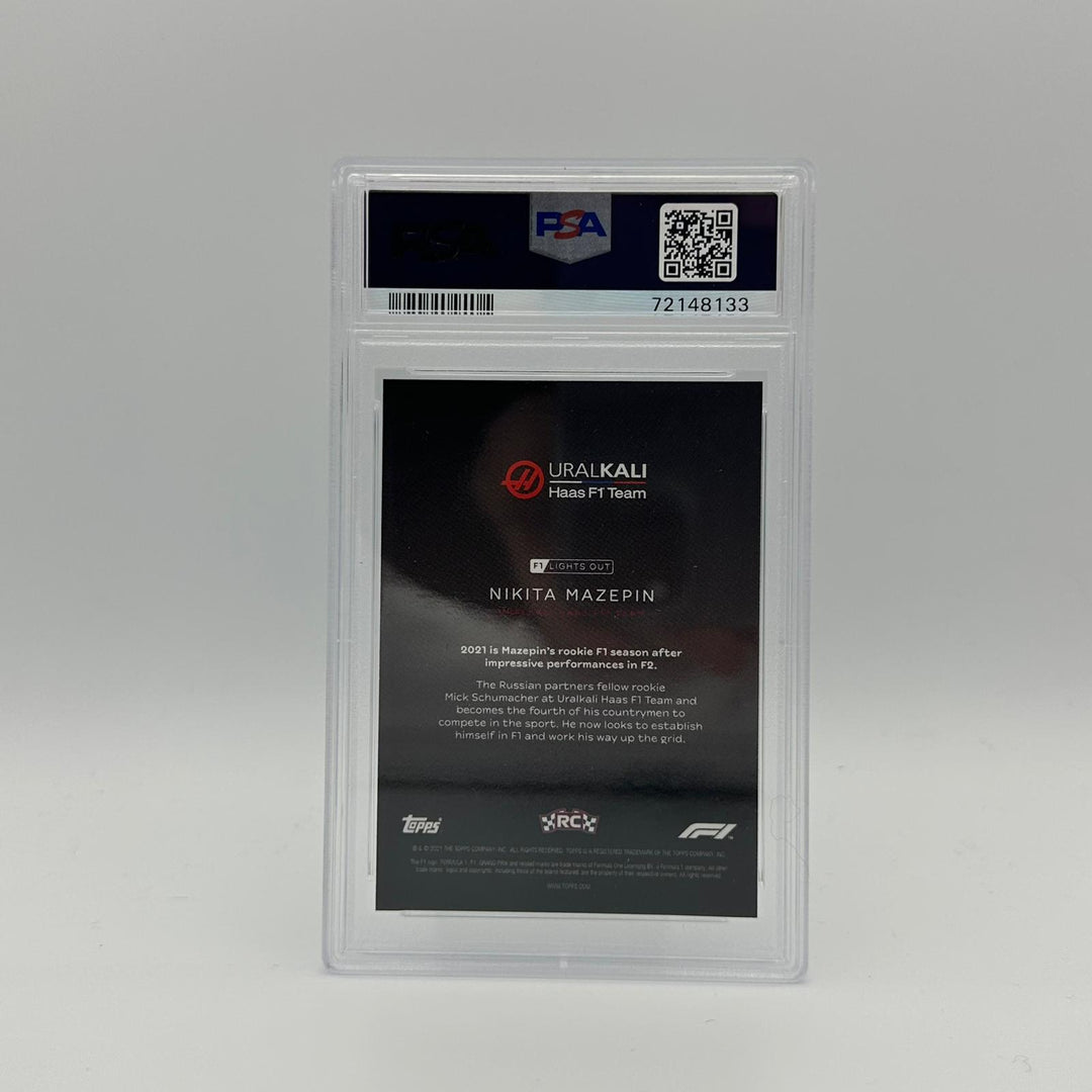 PSA 9 - 14/50 Nikita Mazepin - Drivers -  Aqua Parallel