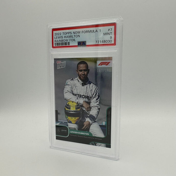 PSA 9 - 169/180 Lewis Hamilton - Most Starts For 1 Team #7
