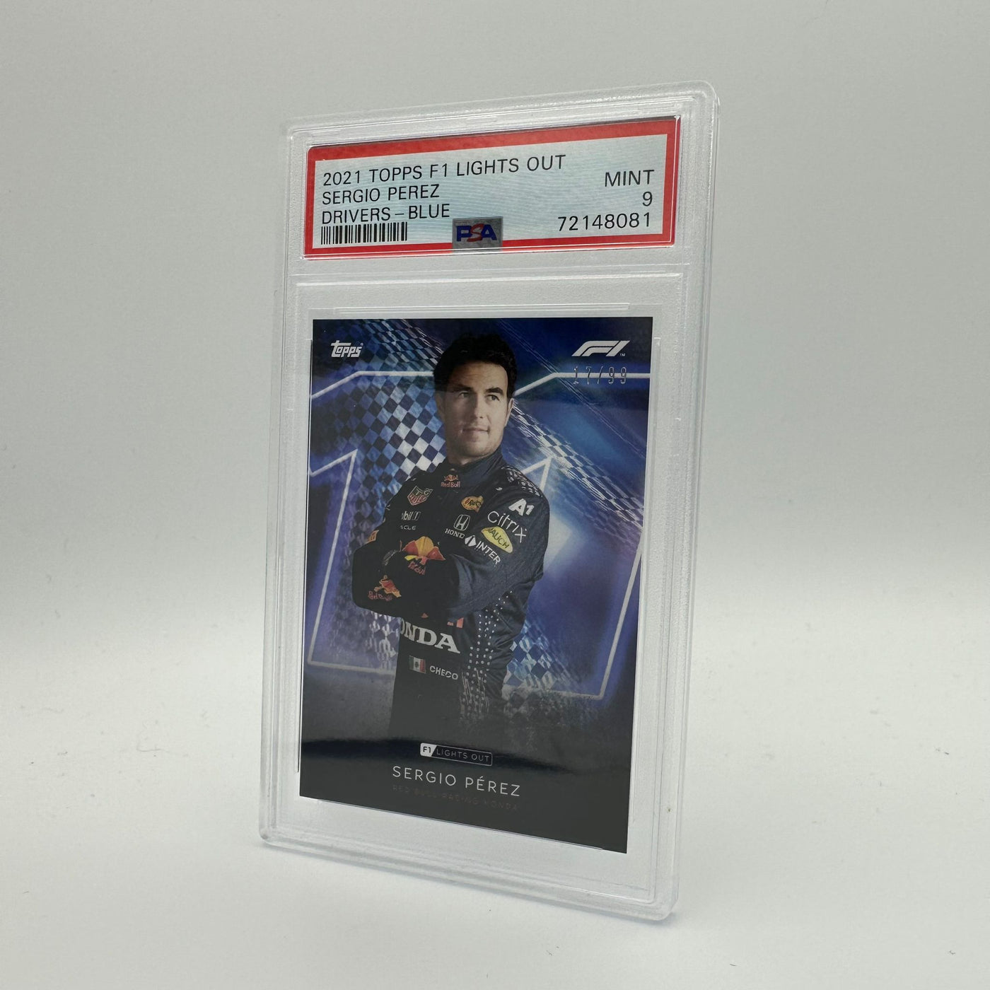 PSA 9 - 17/99 Sergio Perez - Drivers -  blue Parallel