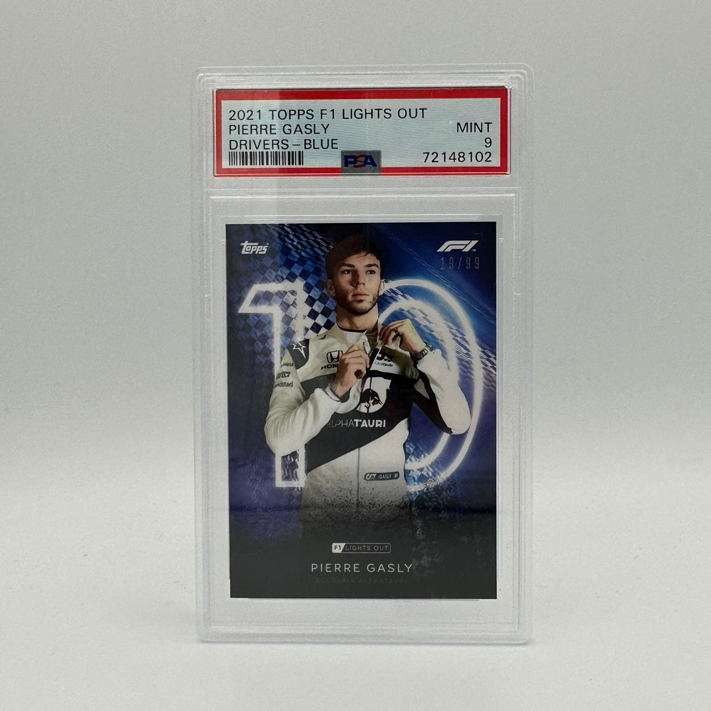 PSA 9 - 19/99 Pierre Gasly - Drivers -  Blue Parallel