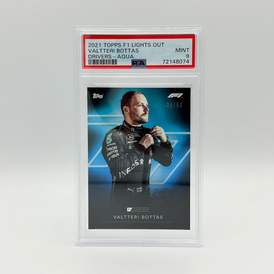 PSA 9 - 20/50 Valtteri Bottas - Drivers -  Aqua Parallel