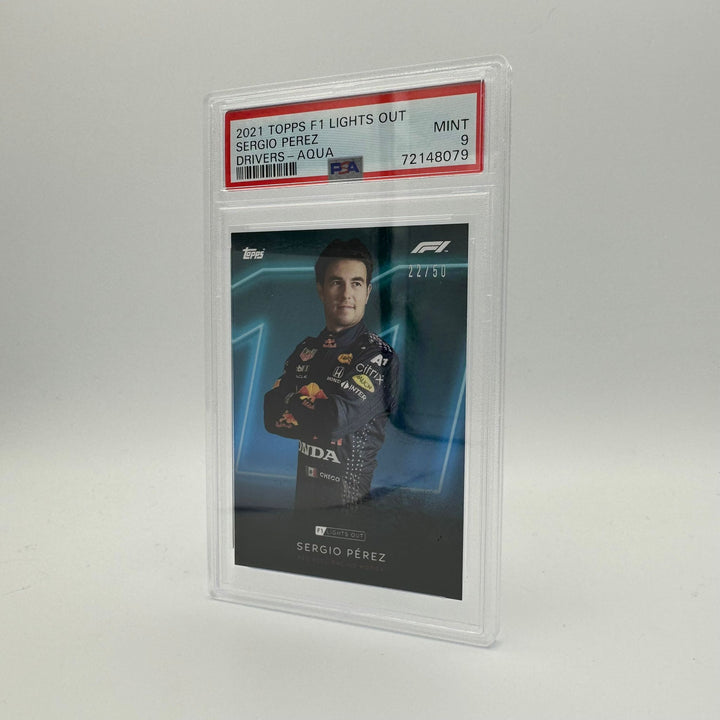 PSA 9 - 22/50 Sergio Perez - Drivers -  Aqua Parallel