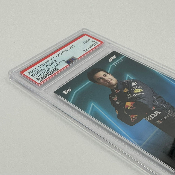PSA 9 - 22/50 Sergio Perez - Drivers -  Aqua Parallel