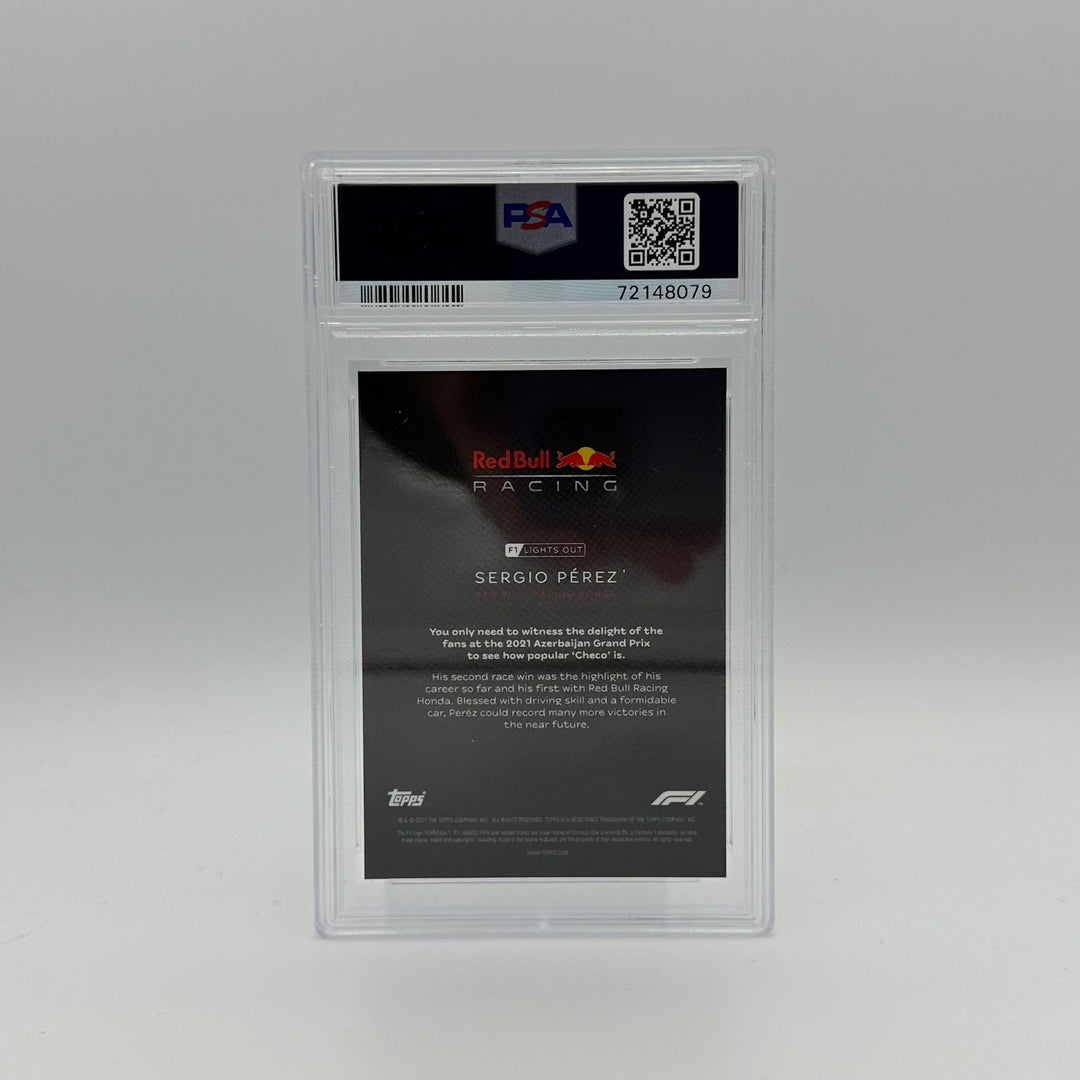 PSA 9 - 22/50 Sergio Perez - Drivers -  Aqua Parallel