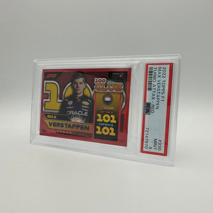 PSA 9 - 260/500 Max Verstappen #330 - 100 Club Mirror ed