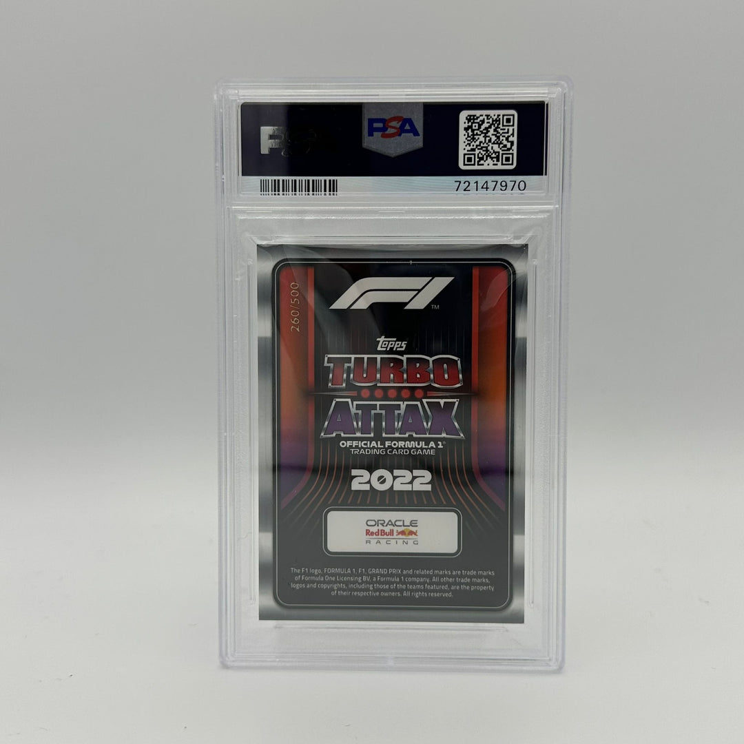 PSA 9 - 260/500 Max Verstappen #330 - 100 Club Mirror ed