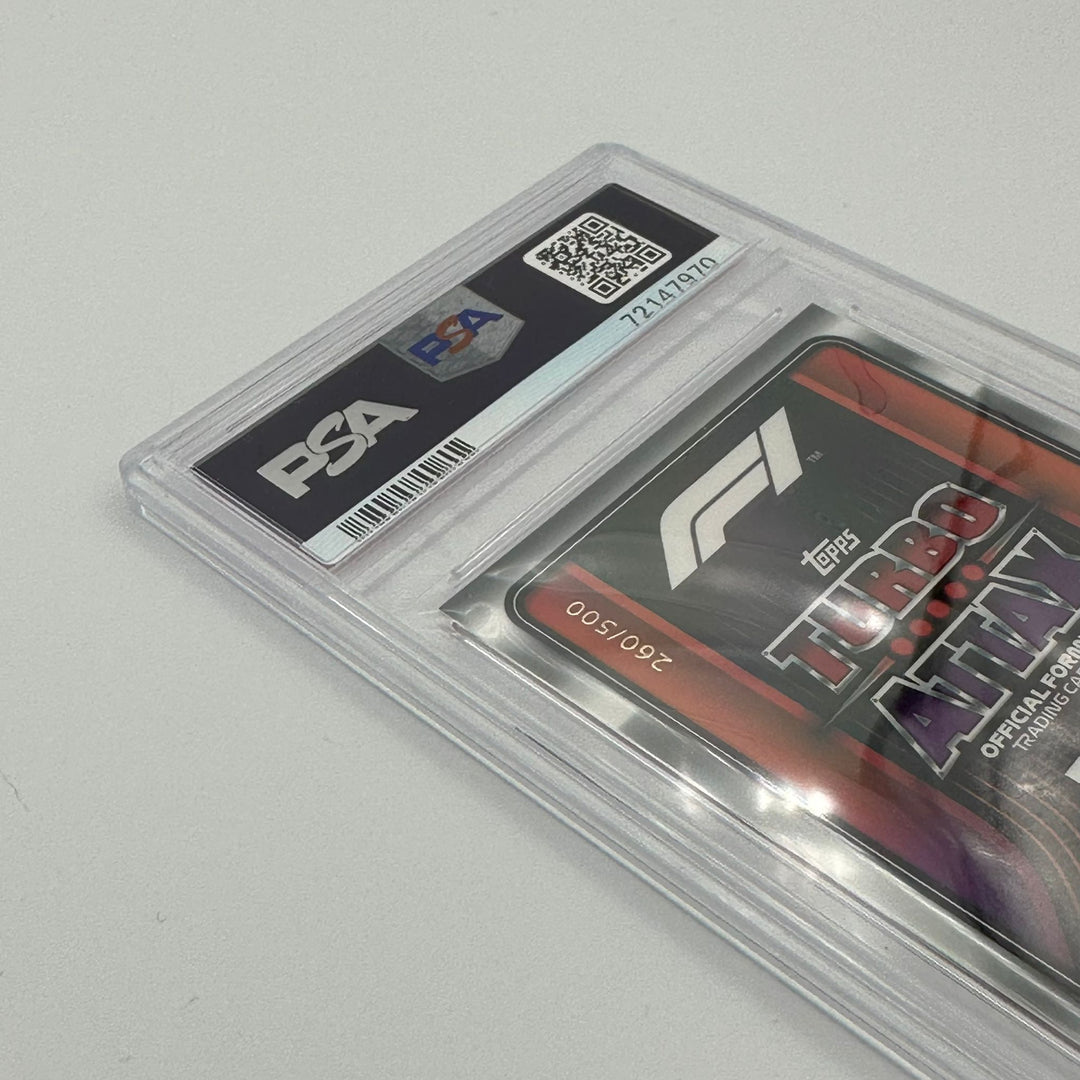 PSA 9 - 260/500 Max Verstappen #330 - 100 Club Mirror ed