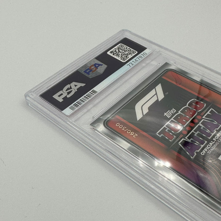 PSA 9 - 260/500 Max Verstappen #330 - 100 Club Mirror ed