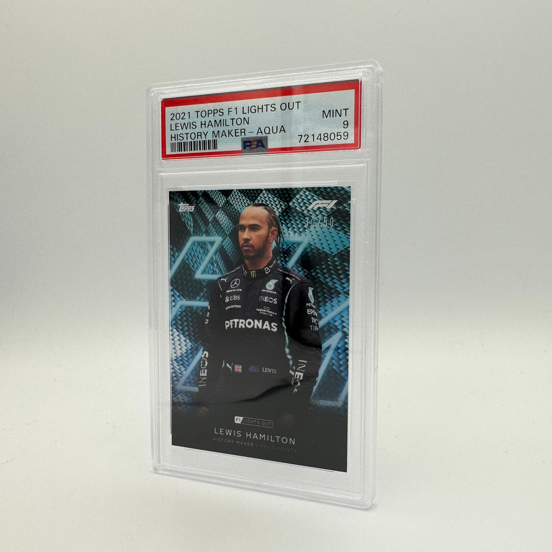 PSA 9 - 30/50 Lewis Hamilton - History Maker