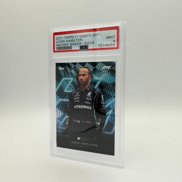 PSA 9 - 30/50 Lewis Hamilton - History Maker