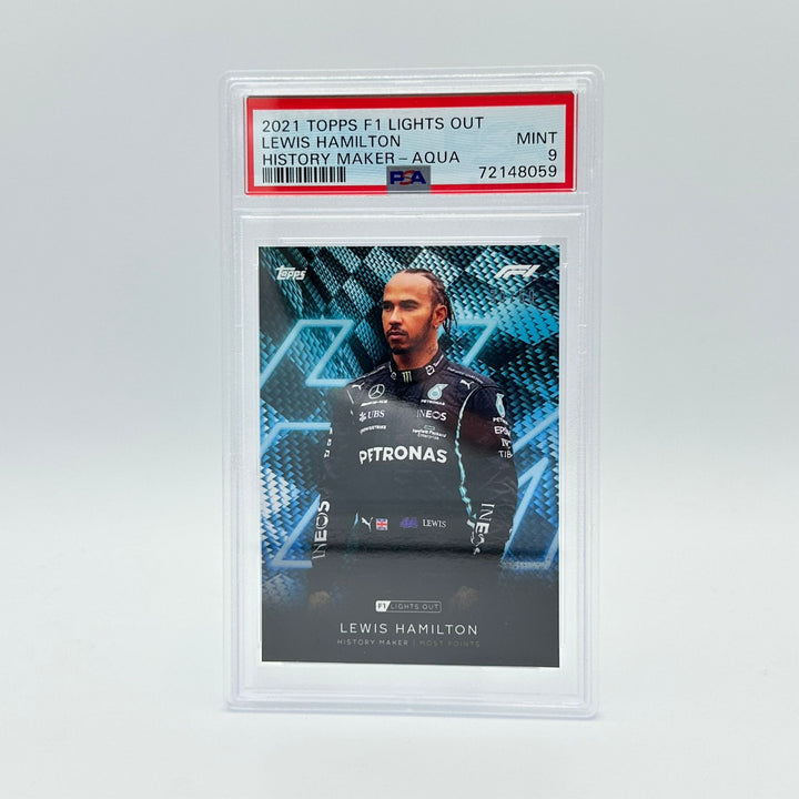 PSA 9 - 30/50 Lewis Hamilton - History Maker