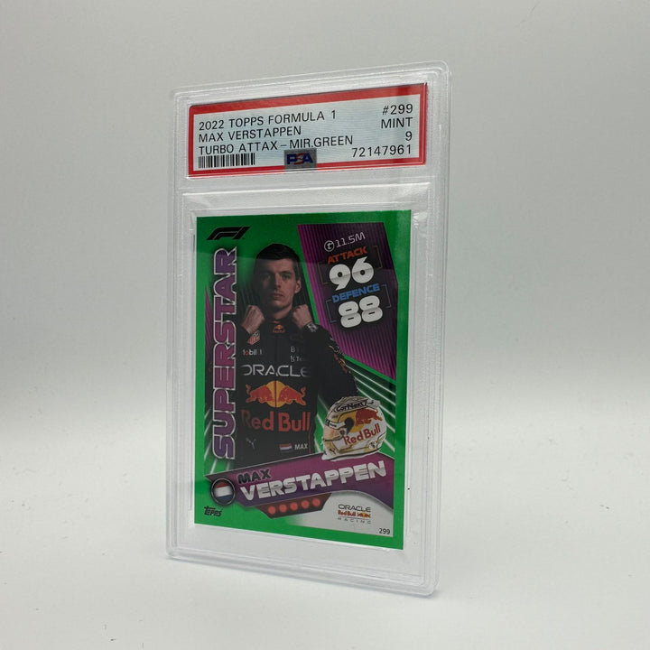 PSA 9 - 423/500 Max Verstappen #299 - Superstar Mirror Green