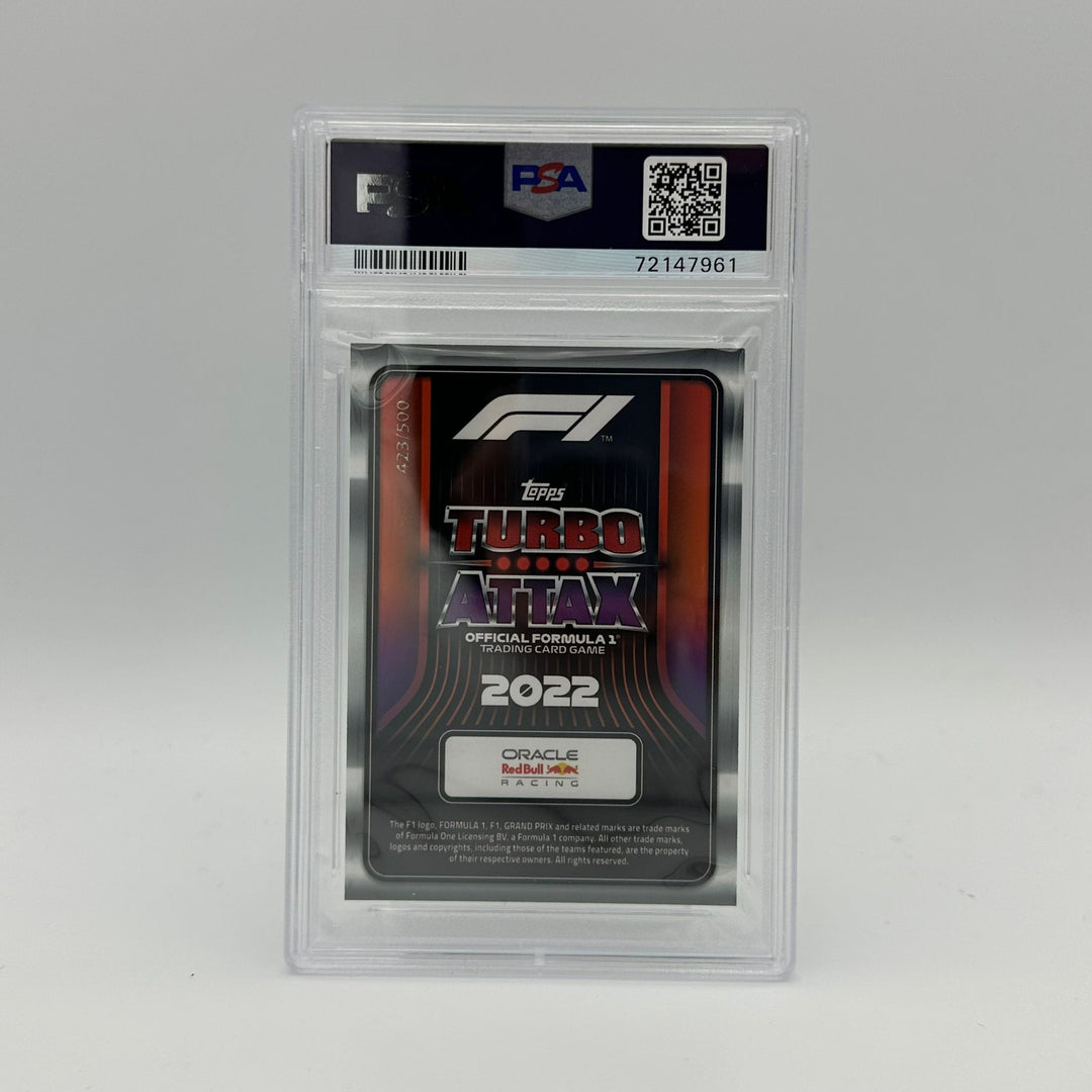 PSA 9 - 423/500 Max Verstappen #299 - Superstar Mirror Green