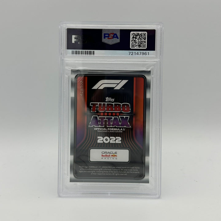PSA 9 - 423/500 Max Verstappen #299 - Superstar Mirror Green