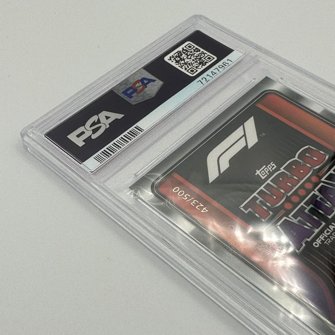 PSA 9 - 423/500 Max Verstappen #299 - Superstar Mirror Green