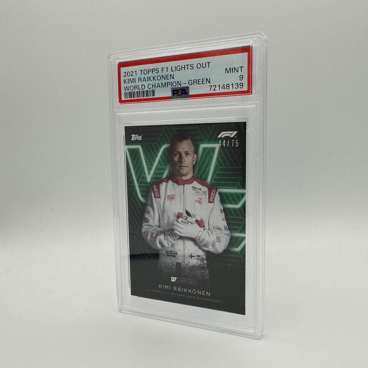PSA 9 - 44/75 Kimi Raikkonen - Drivers World Champion