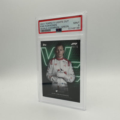 PSA 9 - 44/75 Kimi Raikkonen - Drivers World Champion