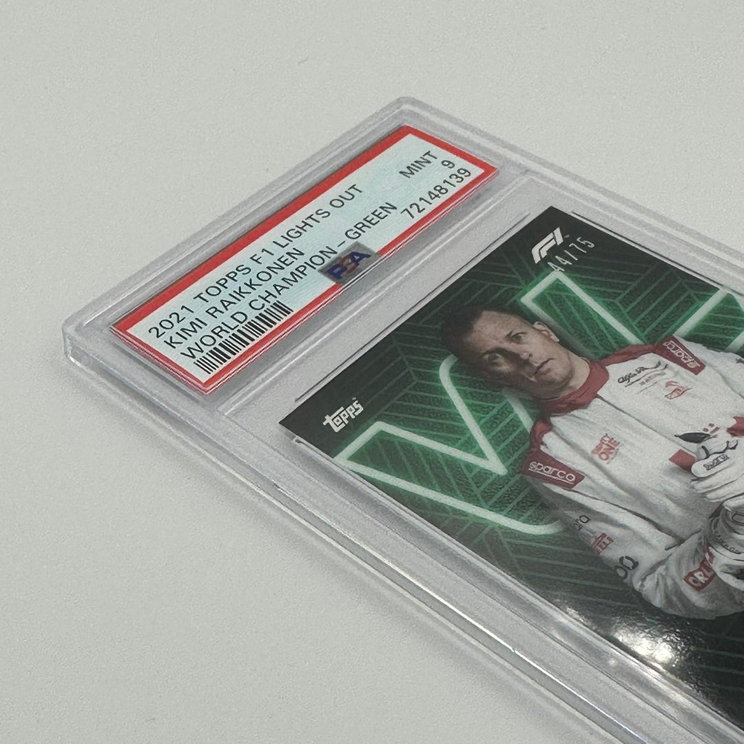 PSA 9 - 44/75 Kimi Raikkonen - Drivers World Champion