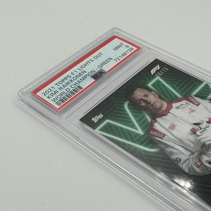 PSA 9 - 44/75 Kimi Raikkonen - Drivers World Champion