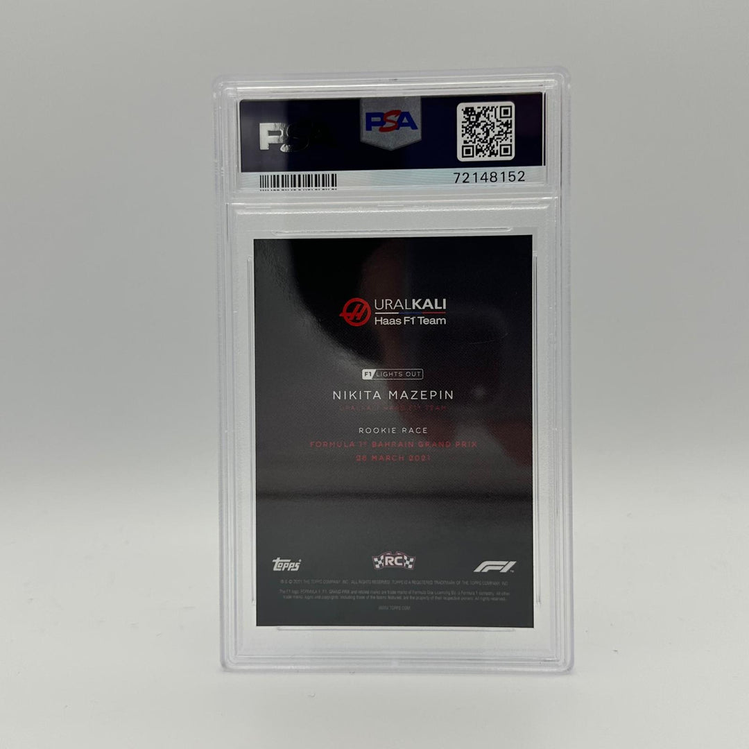 PSA 9 - 45/50 Nikita Mazepin - Rookie Race