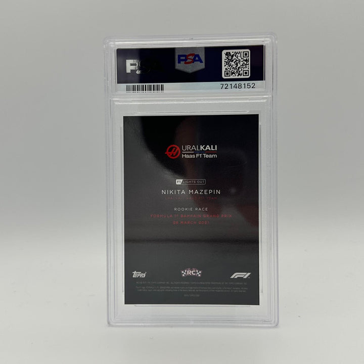 PSA 9 - 45/50 Nikita Mazepin - Rookie Race