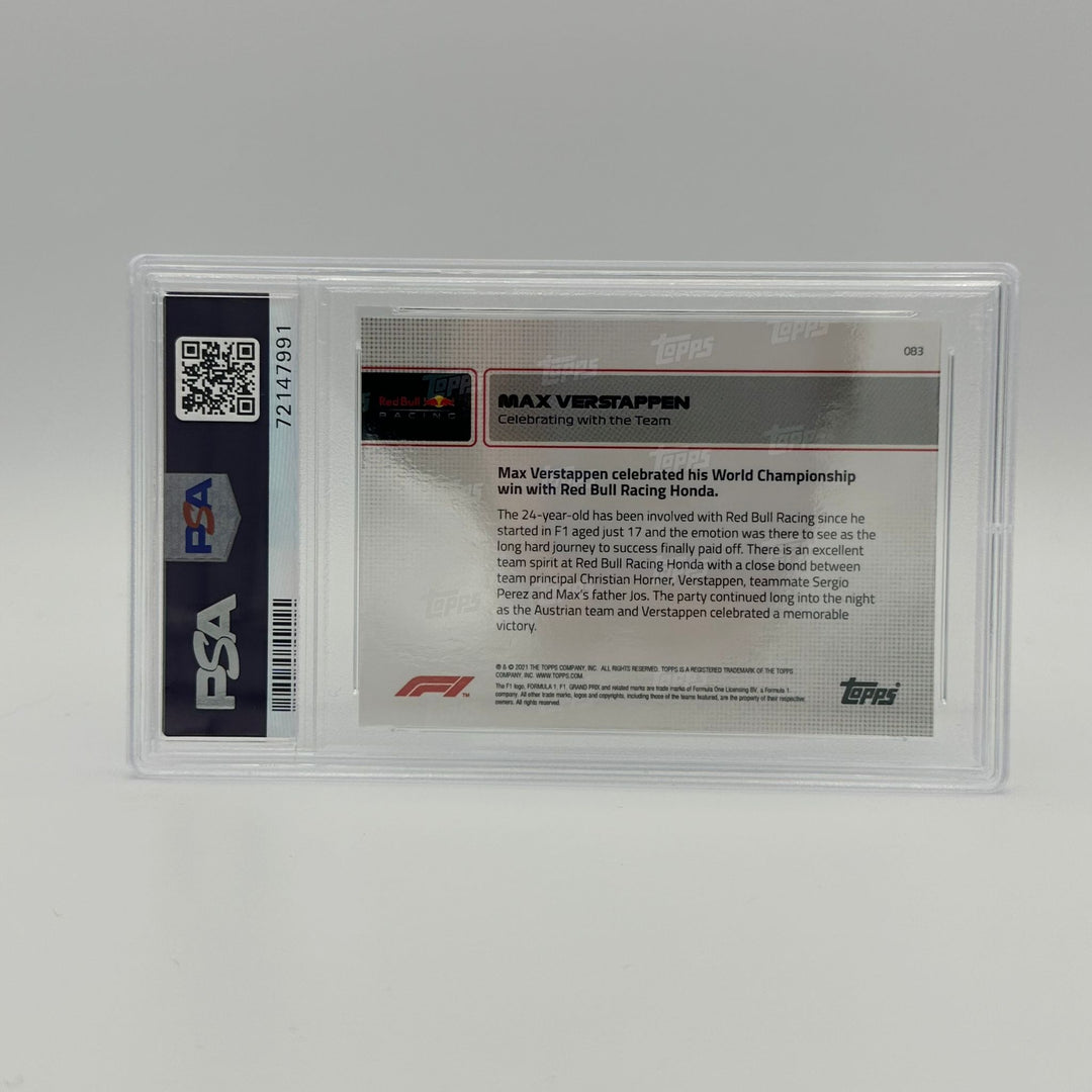 PSA 9 - 45/99 - Celebrating With The Team #83