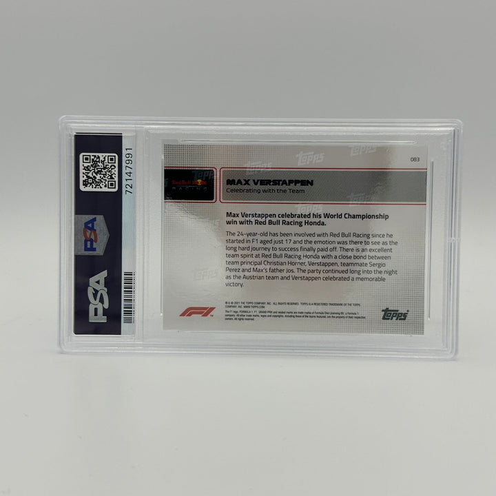 PSA 9 - 45/99 - Celebrating With The Team #83