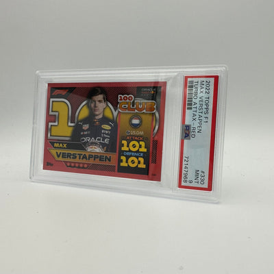 PSA 9 - 462/500 Max Verstappen #330 - 100 Club Mirror Red