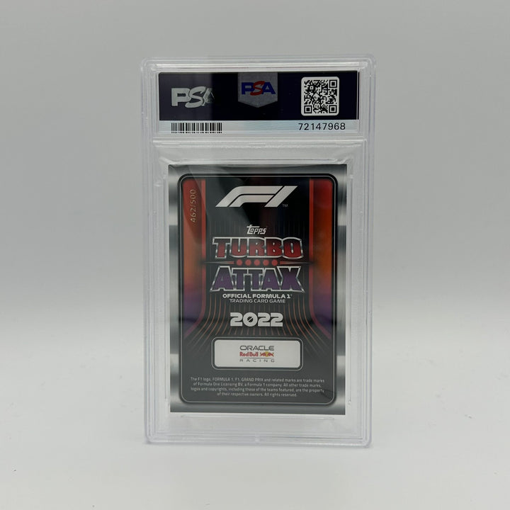 PSA 9 - 462/500 Max Verstappen #330 - 100 Club Mirror Red