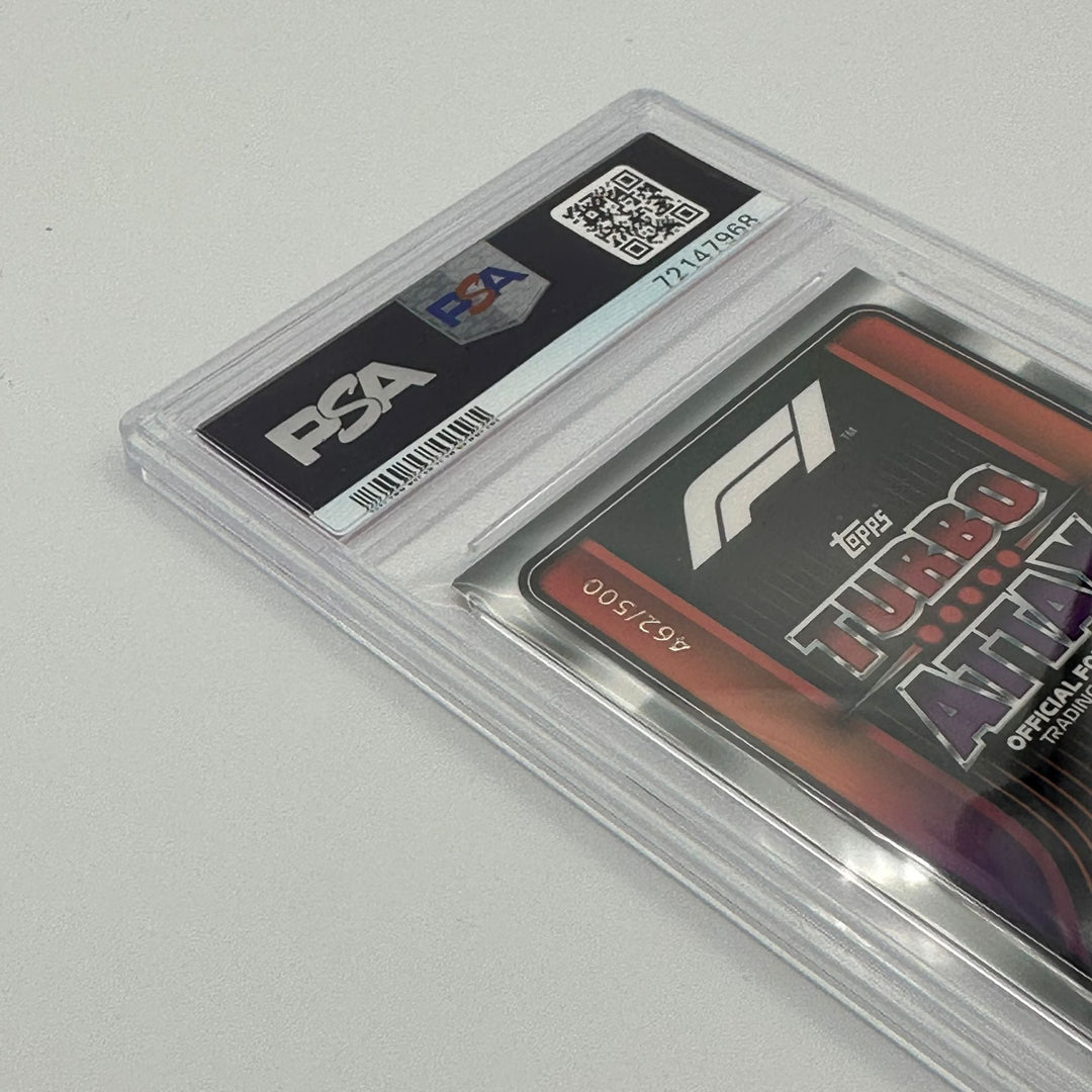 PSA 9 - 462/500 Max Verstappen #330 - 100 Club Mirror Red