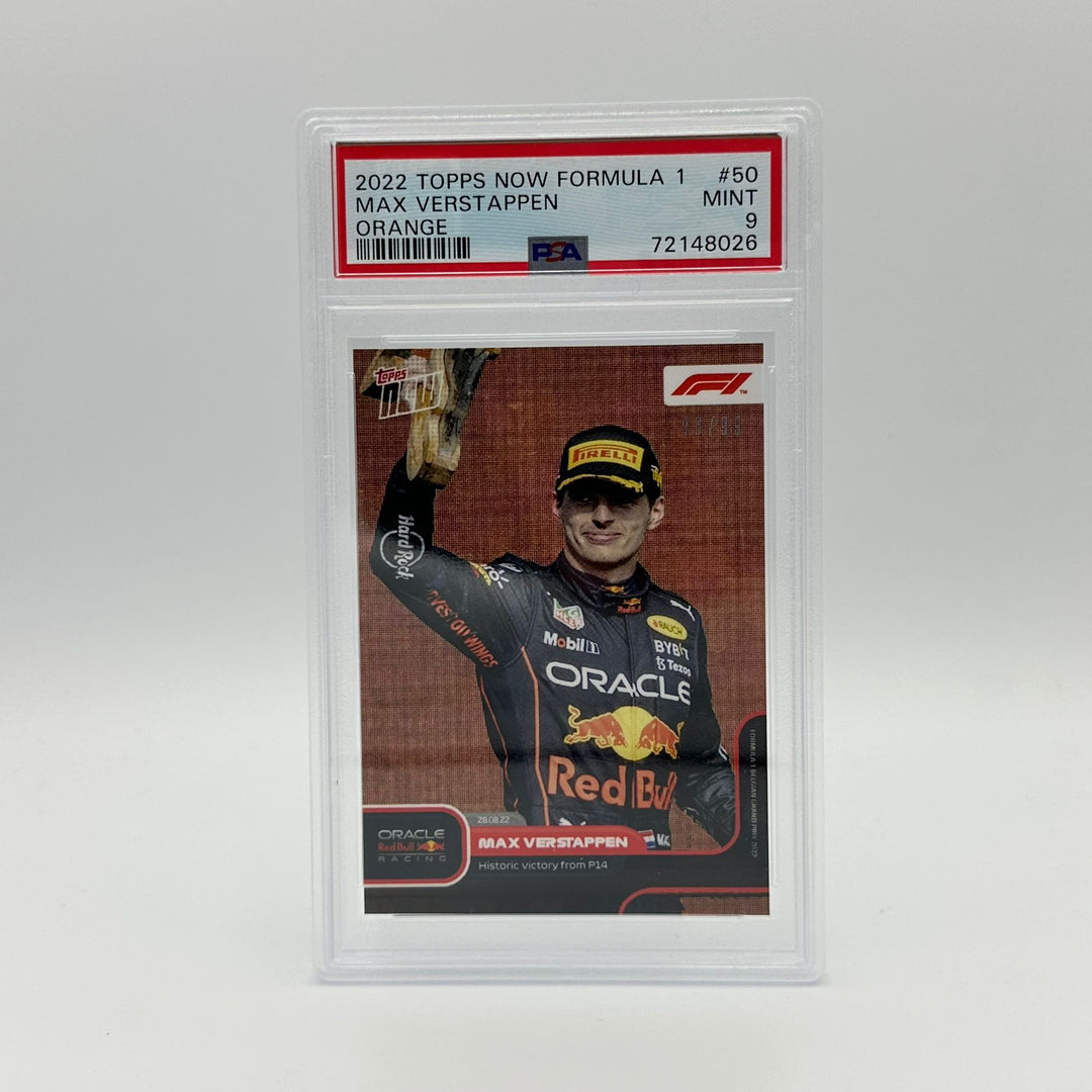 PSA 9 - 48/99 - Max Verstappen - Historic victory from P14 #50
