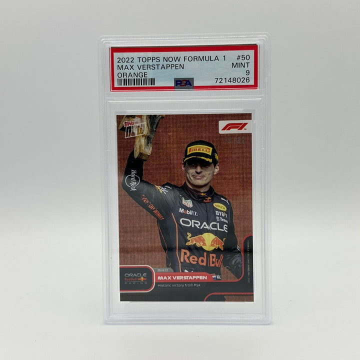 PSA 9 - 48/99 - Max Verstappen - Historic victory from P14 #50