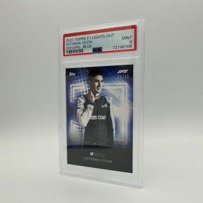 PSA 9 - 50/99 Esteban Ocon - Drivers -  Blue Parallel