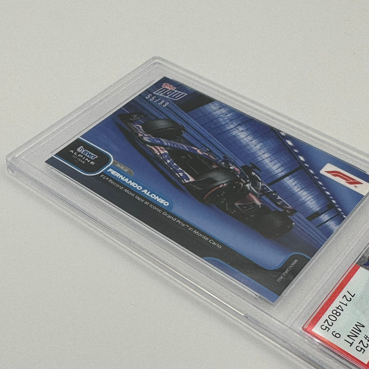PSA 9 - 55/99 - Fernando Alonso - F1 record most laps Monte Carlo #25