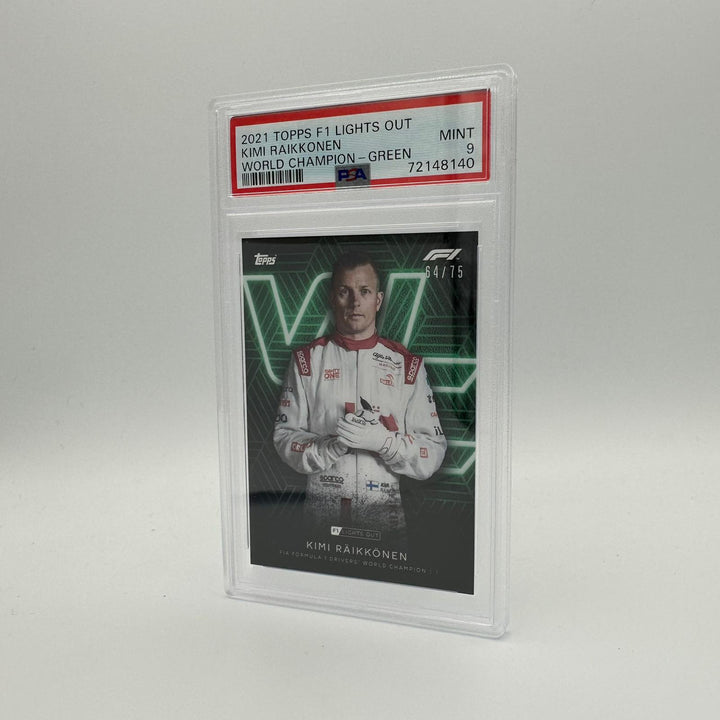 PSA 9 - 64/75 Kimi Raikkonen - Drivers World Champion
