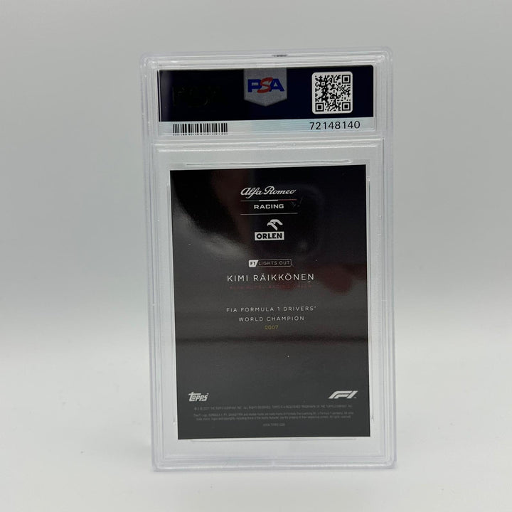 PSA 9 - 64/75 Kimi Raikkonen - Drivers World Champion