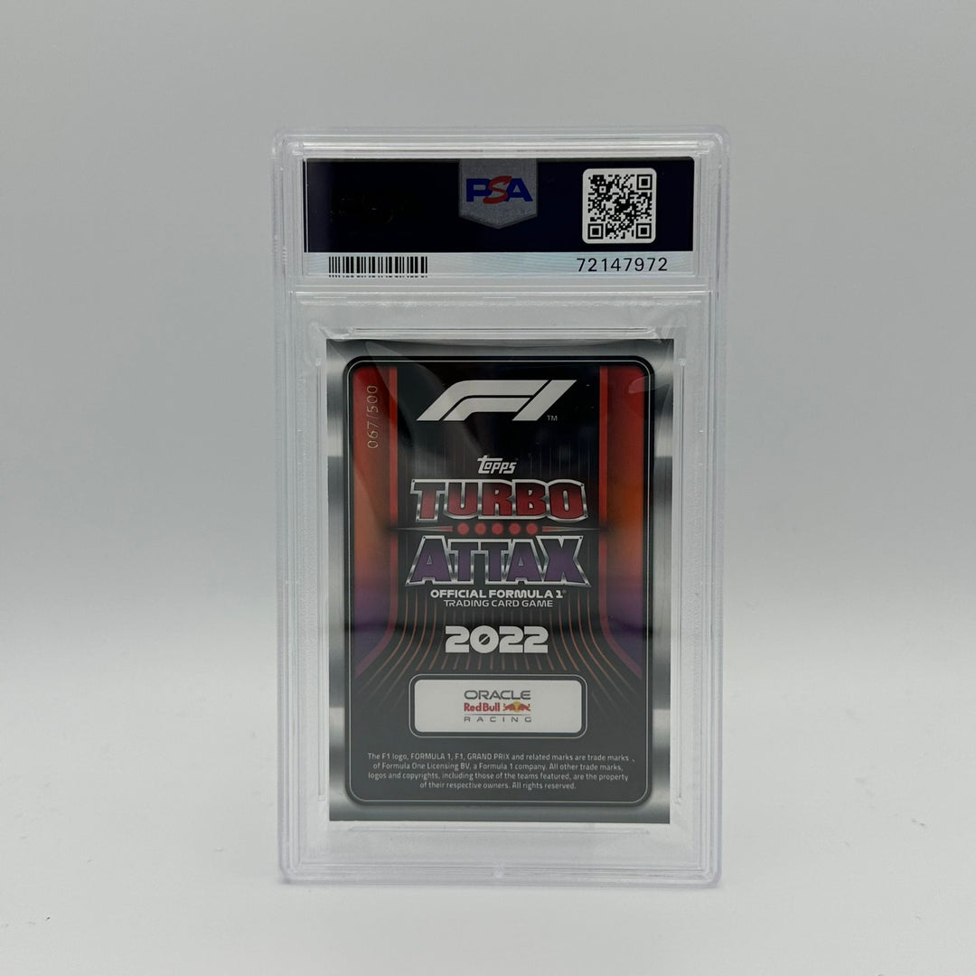 PSA 9 - 67/500 Max Verstappen #335 - Idol - Mirror Red