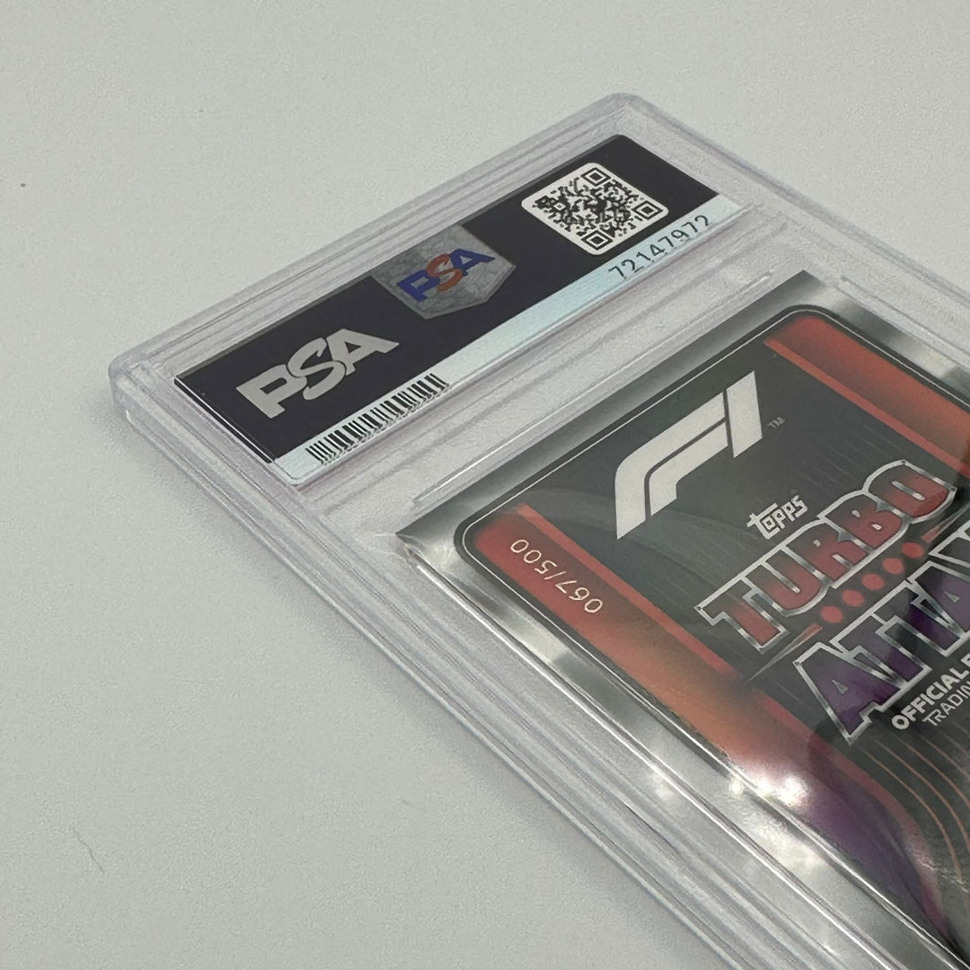 PSA 9 - 67/500 Max Verstappen #335 - Idol - Mirror Red