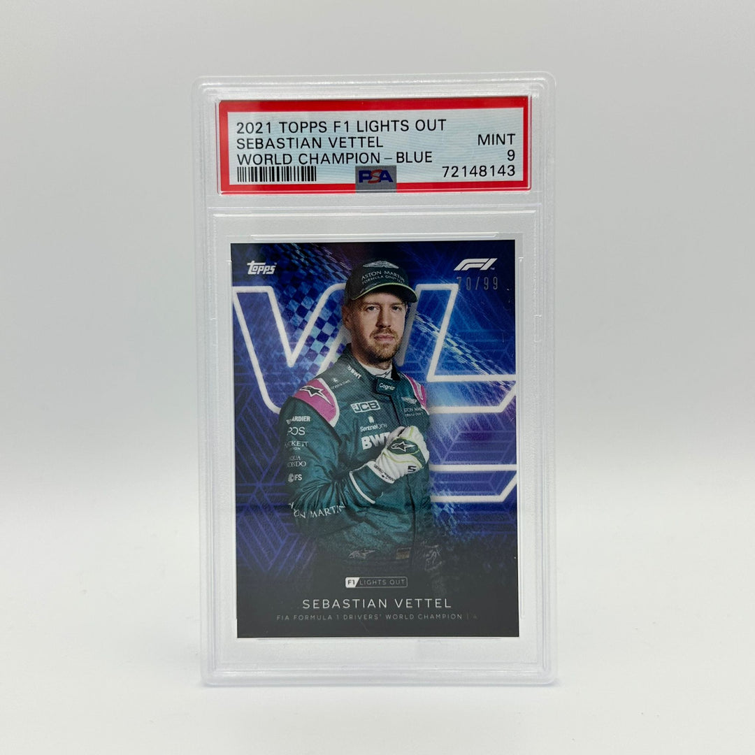 PSA 9 - 70/99 Sebastian Vettel - Drivers - World Champion