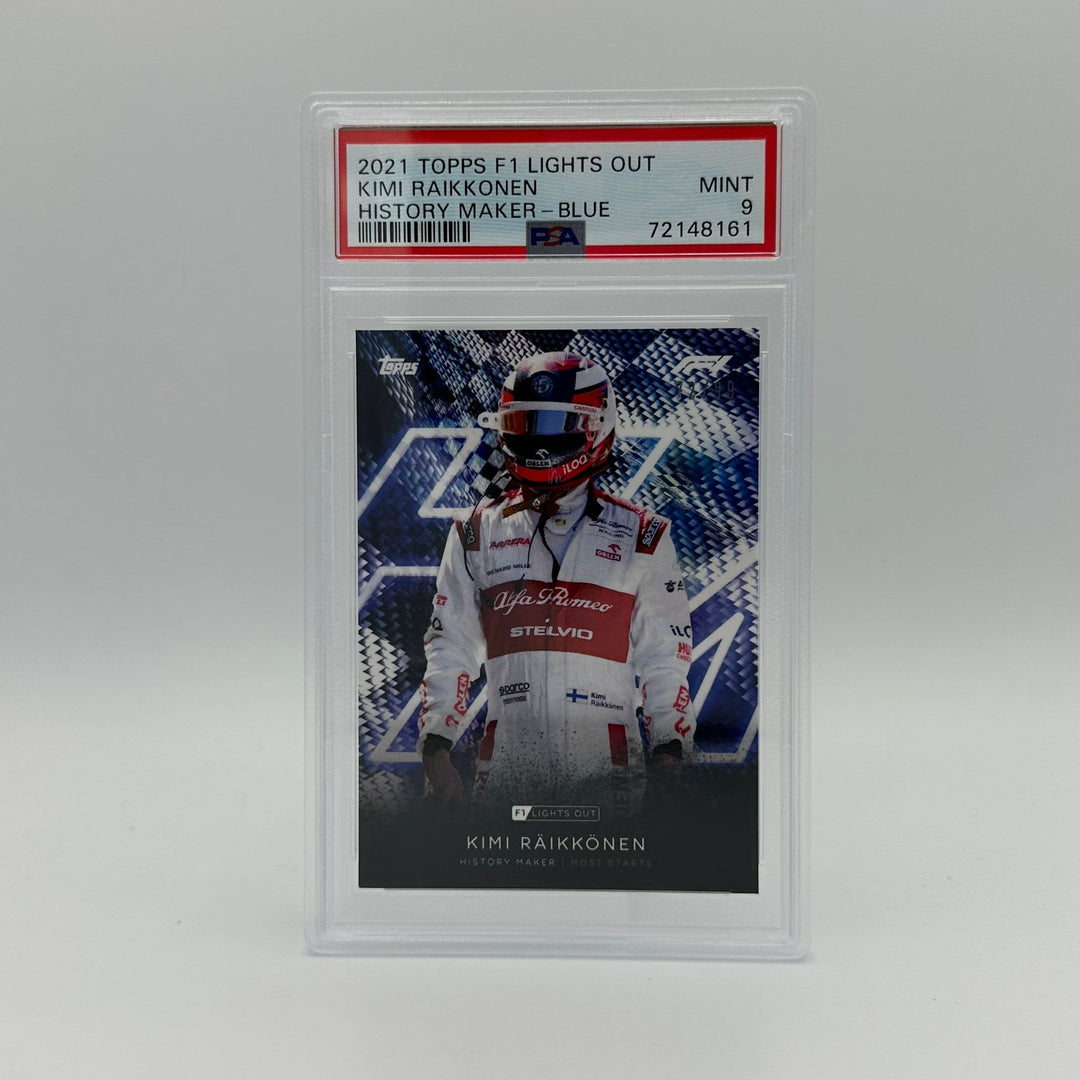 PSA 9 - 72/99 Kimi Raikkonen - History Maker