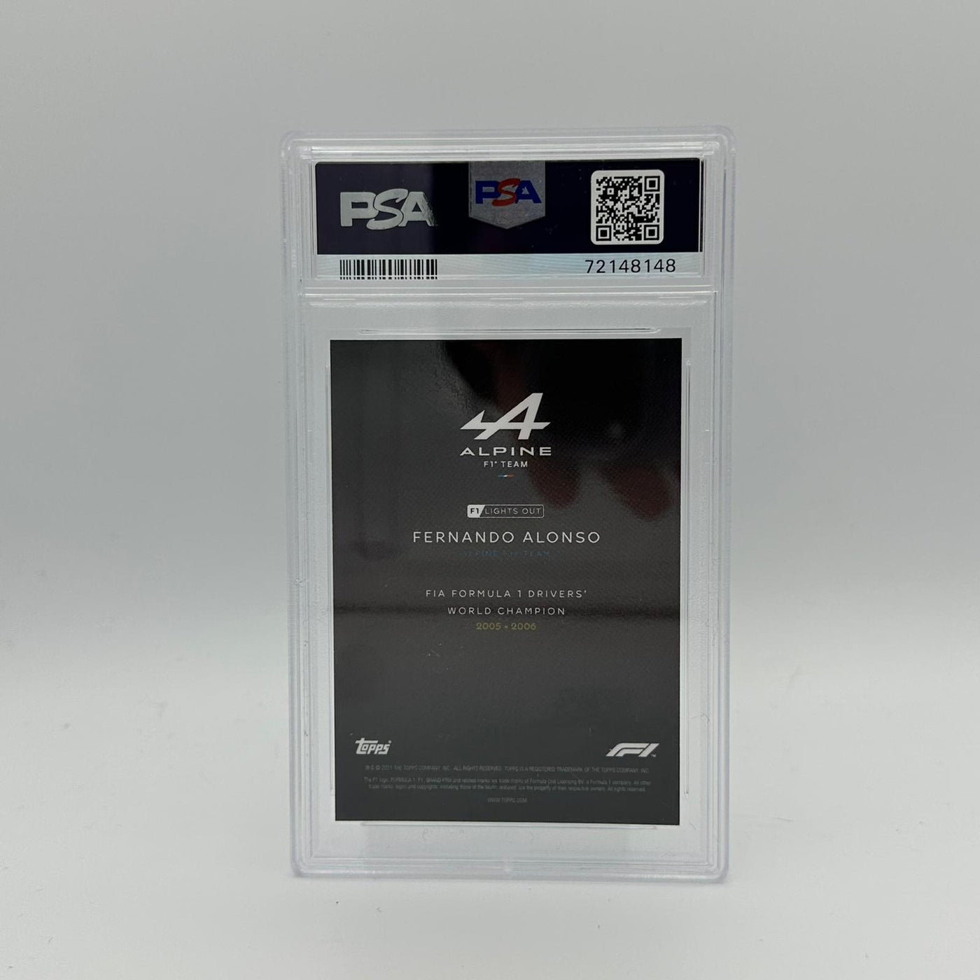 PSA 9 - 86/99 Fernando Alonso - Drivers World Champion