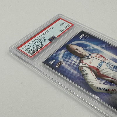 PSA 9 - 93/99 Nikita Mazepin - Drivers -  Blue Parallel