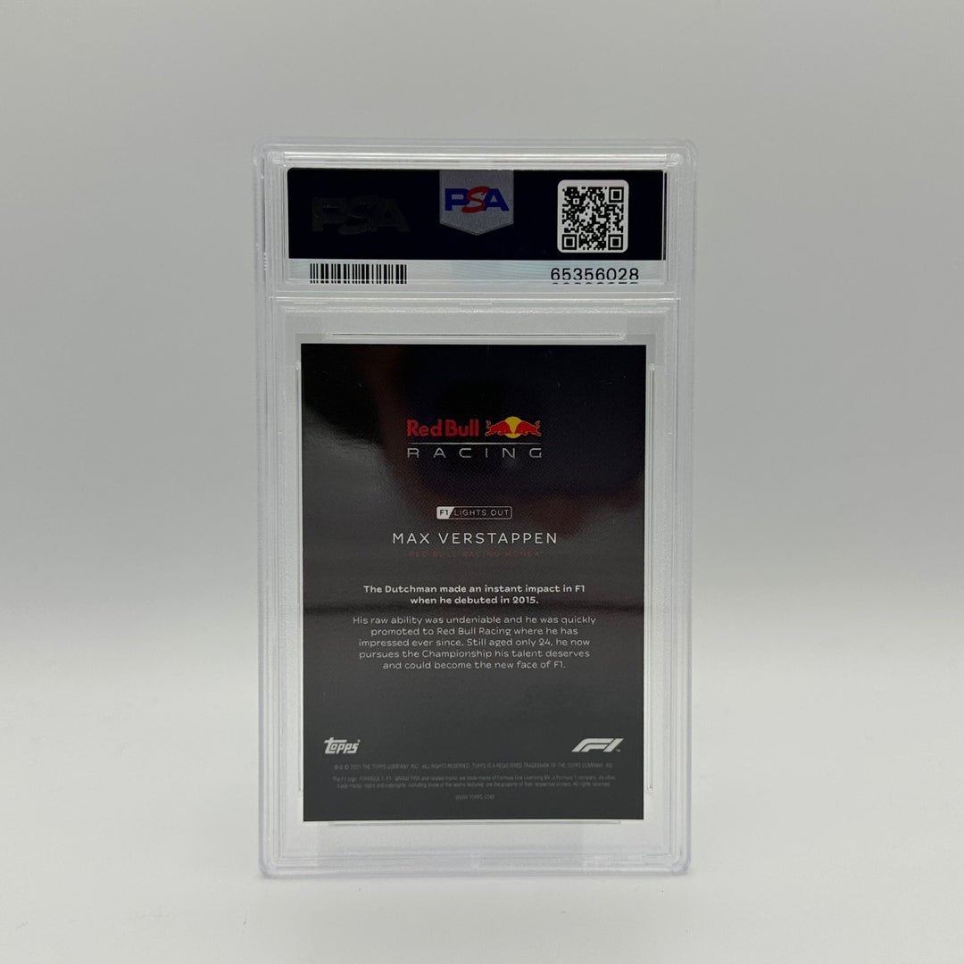 PSA 10 - 08/10 Max Verstappen - Drivers -  Red Parallel