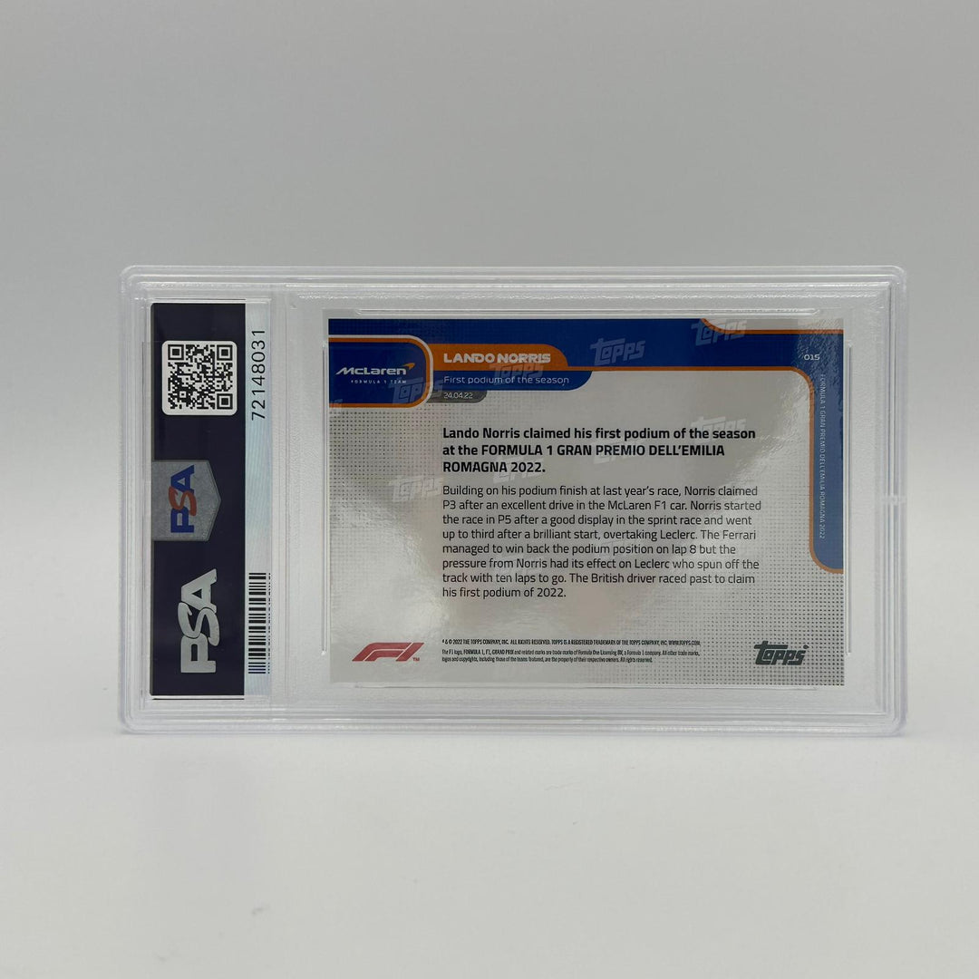 PSA 10 - 08/10 First Podium Of The Season #015