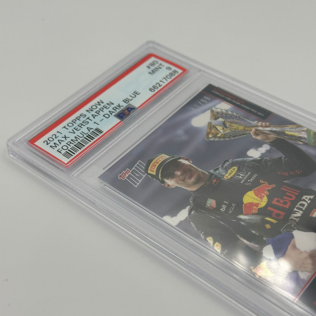 PSA 9 - /99 Max Verstappen - 2021 FIA Formula 1 Drivers' World Champion #80