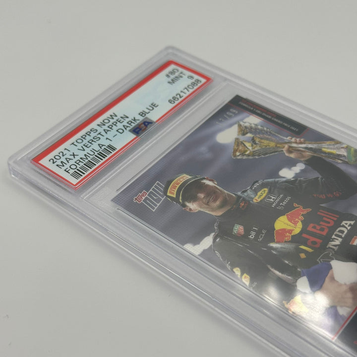 PSA 9 - /99 Max Verstappen - 2021 FIA Formula 1 Drivers' World Champion #80