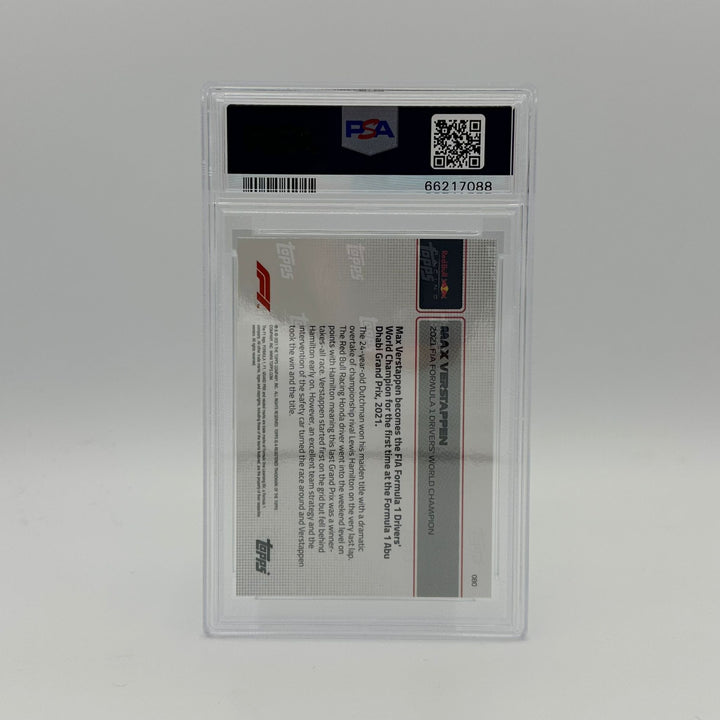 PSA 9 - /99 Max Verstappen - 2021 FIA Formula 1 Drivers' World Champion #80